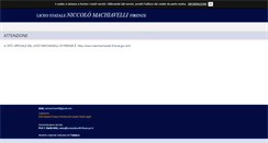Desktop Screenshot of liceomachiavelli-capponi.it
