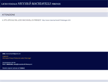Tablet Screenshot of liceomachiavelli-capponi.it